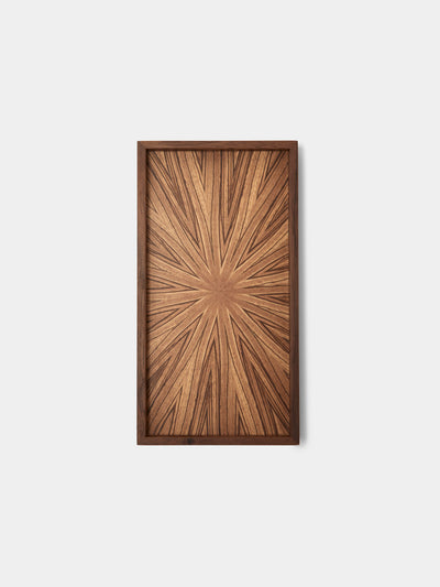 Mori Kougei - Zebra Wood Tray (8in/21cm) - Brown - ABASK - 