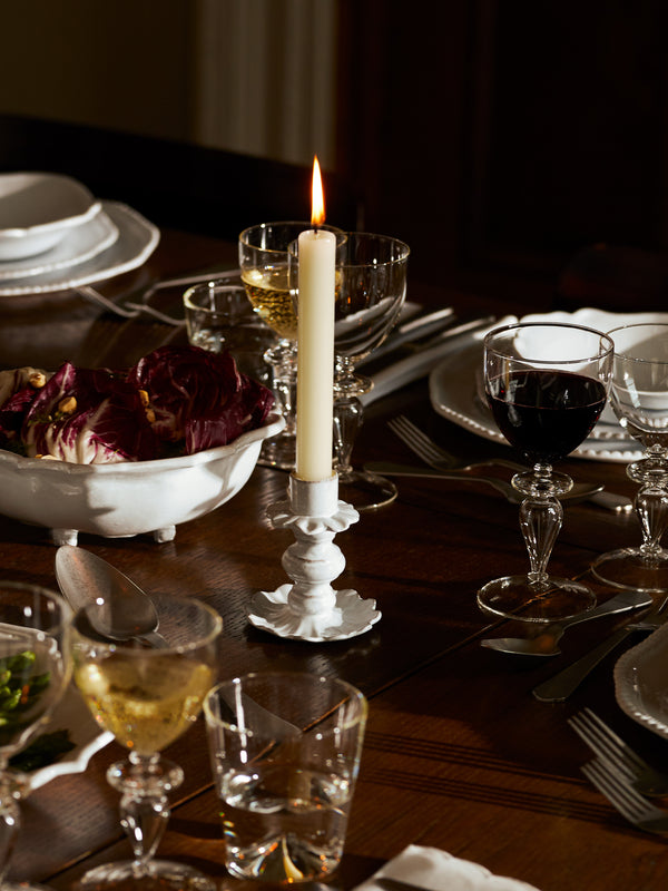 Astier de Villatte - Fifi Hand-Glazed Ceramic Candlestick -  - ABASK