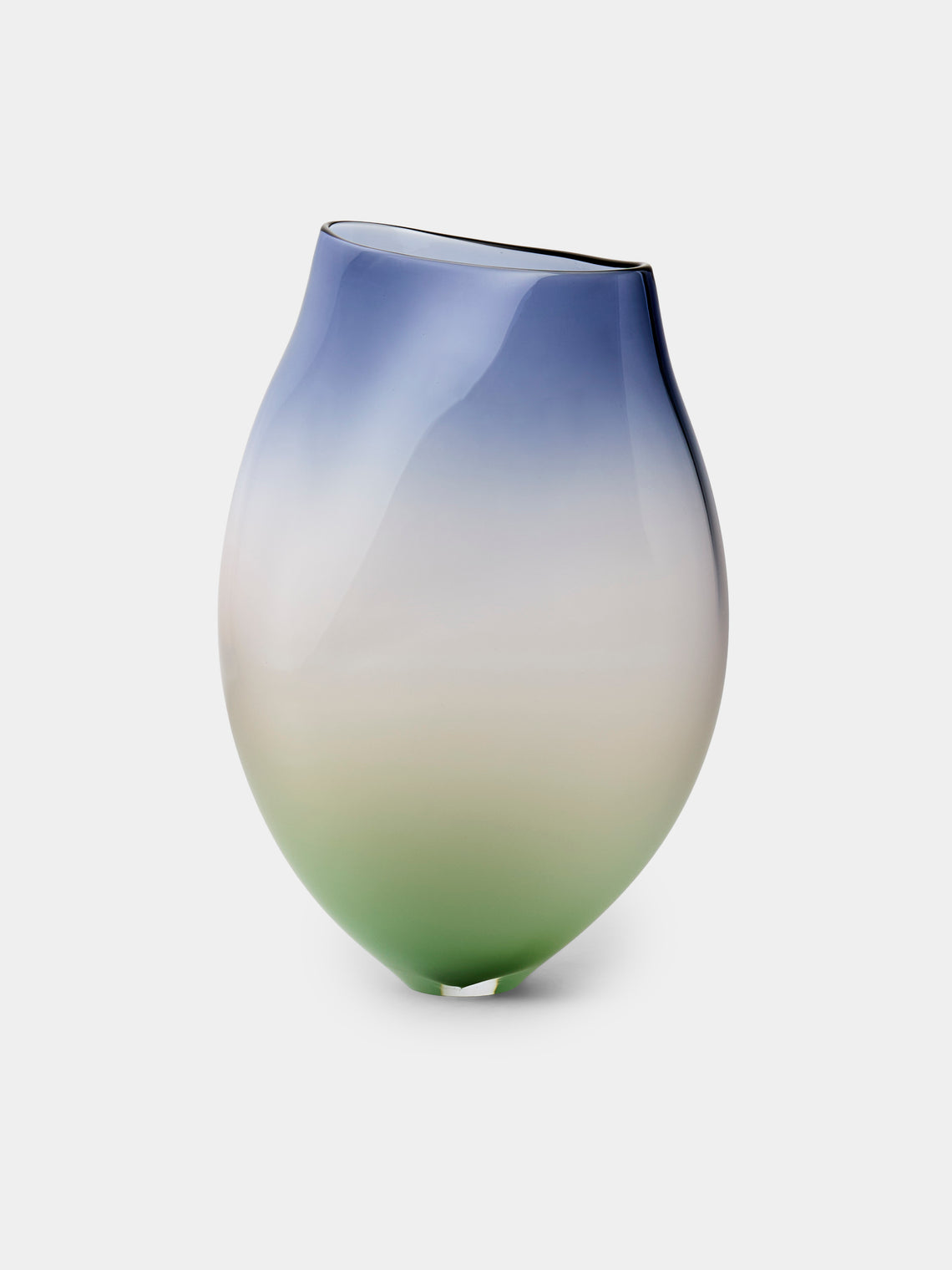 Michele Oberdieck - Ostfriesia Distraction II Hand-Blown Glass Bowl - Blue - ABASK - 