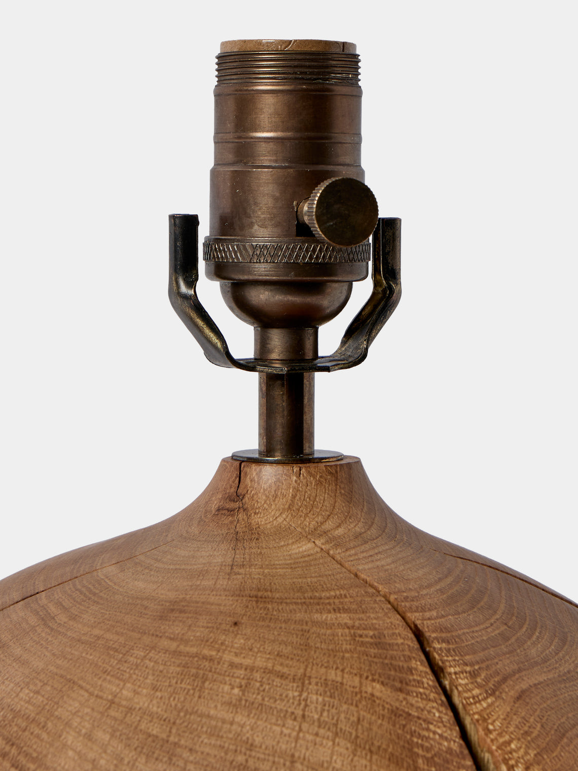 Jamie Gaunt Designs - No. 3 Ball Natural Oak Table Lamp - Natural - ABASK