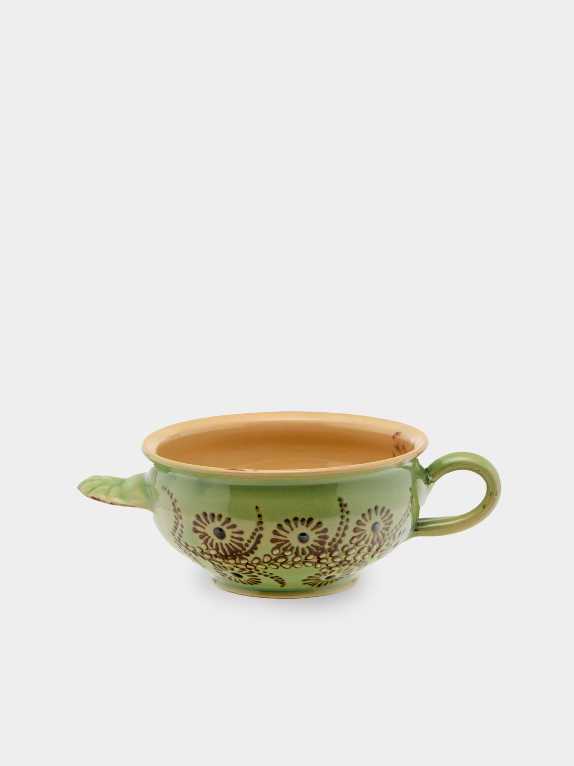 Poterie d’Évires - Flowers Hand-Painted Ceramic Soup Bowls (Set of 4) - Multiple - ABASK