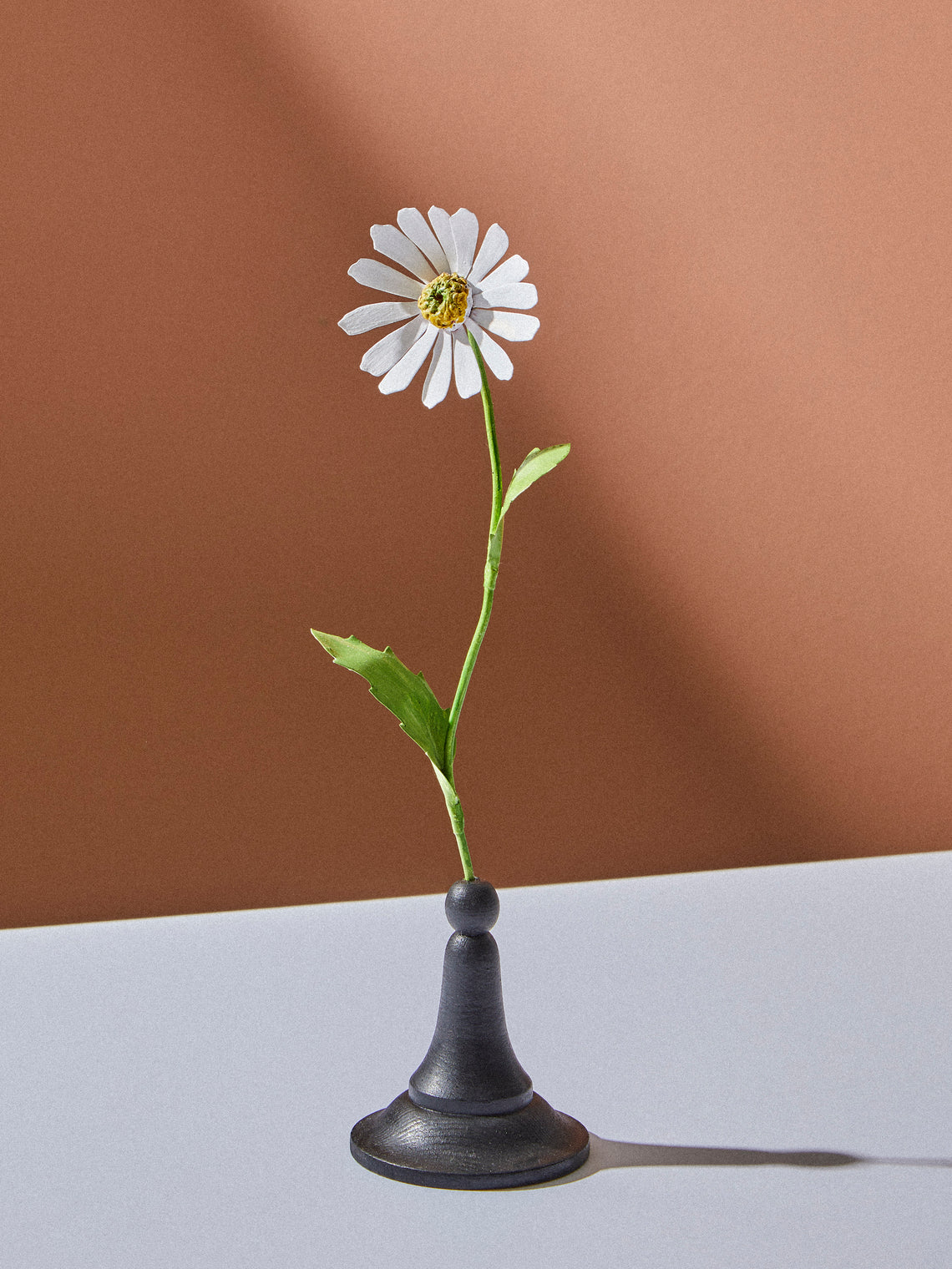 Erbavoglio Milano - Hand-Painted Copper Ornamental Flower - White - ABASK