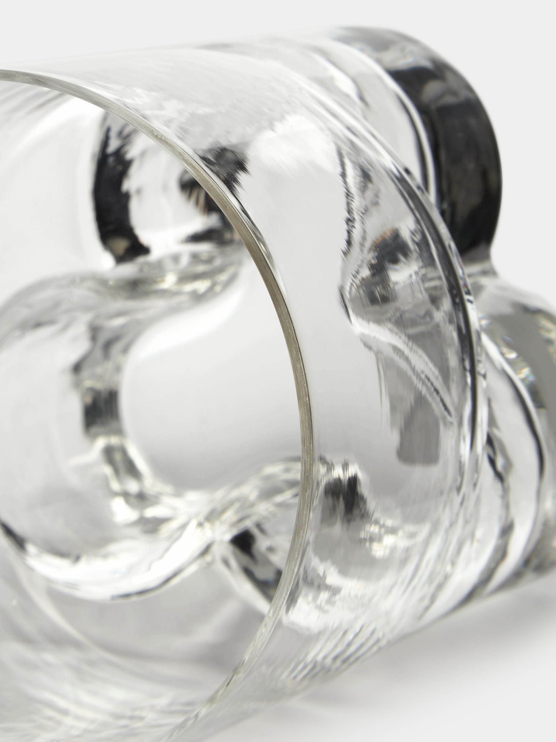 NasonMoretti - Archive Revival 1970 Elephant Hand-Blown Murano Glasses (Set of 2) - Clear - ABASK