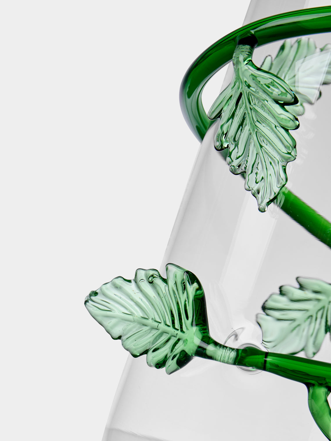Casarialto - Liana Hand-Blown Glass Bud Vase (11in/28cm) - Clear - ABASK