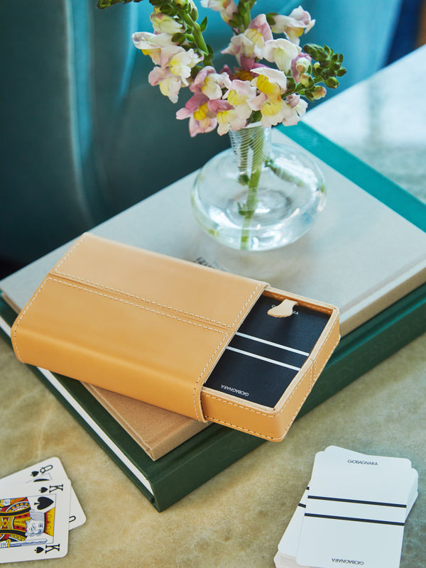 Rabitti 1969 - Etna Leather Playing Cards Set -  - ABASK