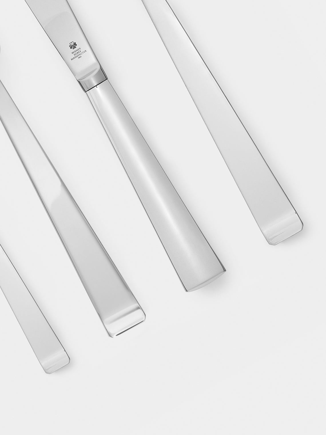 Wiener Silber Manufactur - Josef Hoffmann 135 Silver-Plated Dinner Cutlery (Set of 4 Pieces) - Silver - ABASK