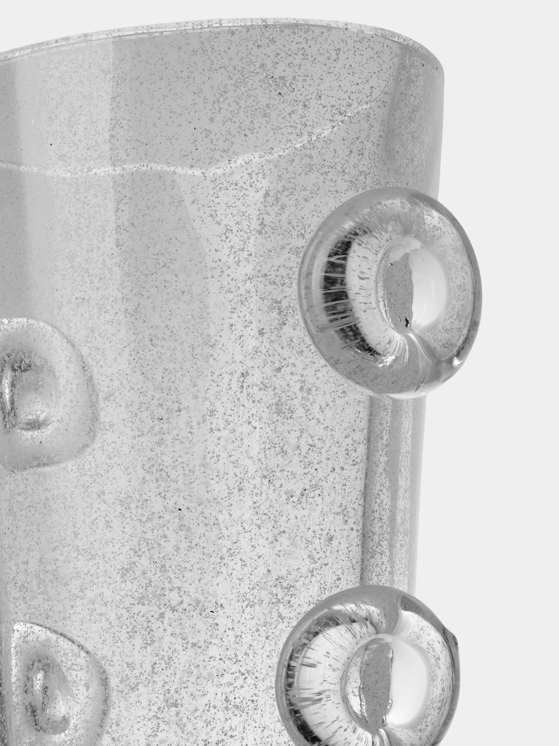 Antique and Vintage - 1970s Barovier & Toso Murano Glass Vase (12in/31cm) - Clear - ABASK