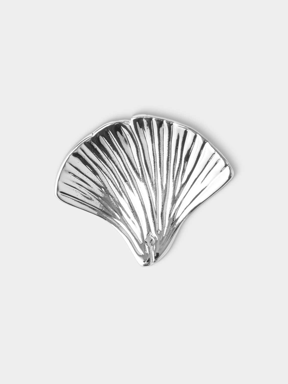 Ercuis - | Set of 6 | Leaf Silver-Plated Place Card Holders - Silver - ABASK