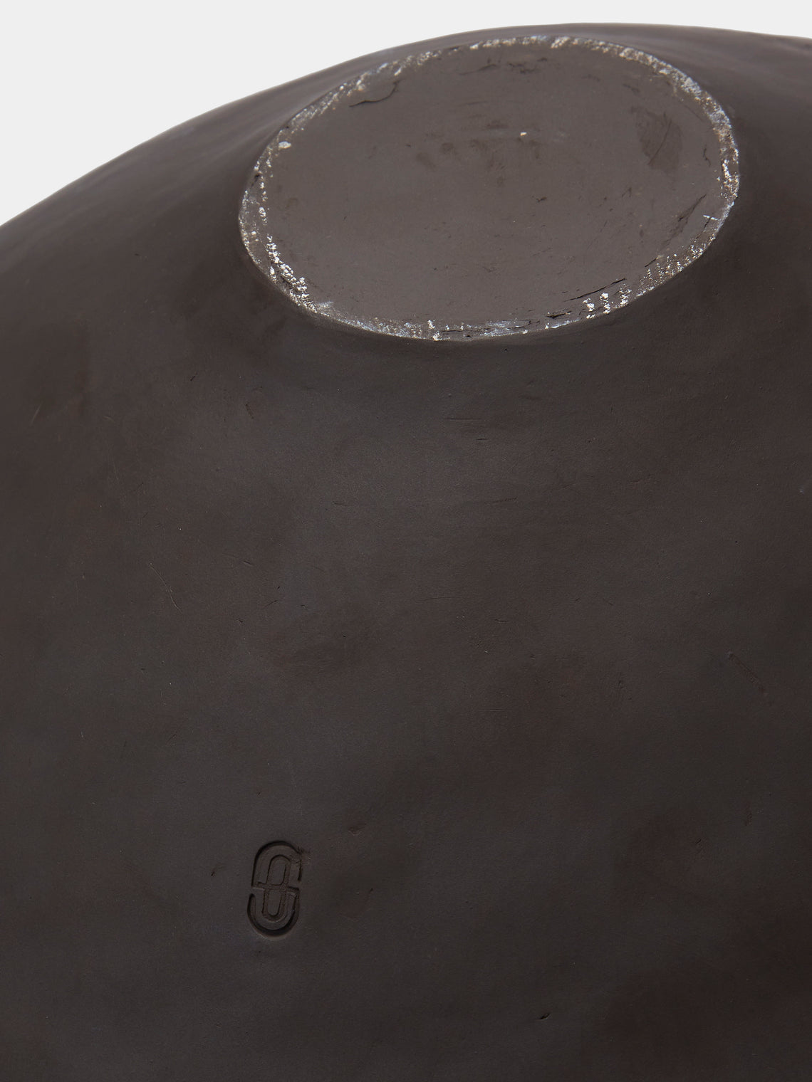 Sara Bergami - Hand-Formed Stoneware and Pyrite Vase - Black - ABASK