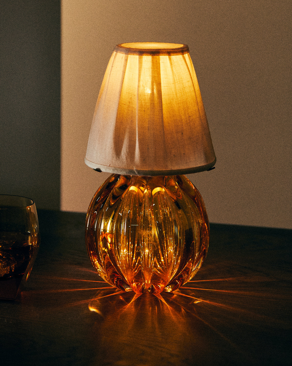 Bolla Bar Hand-Blown Murano Glass Portable Lamp