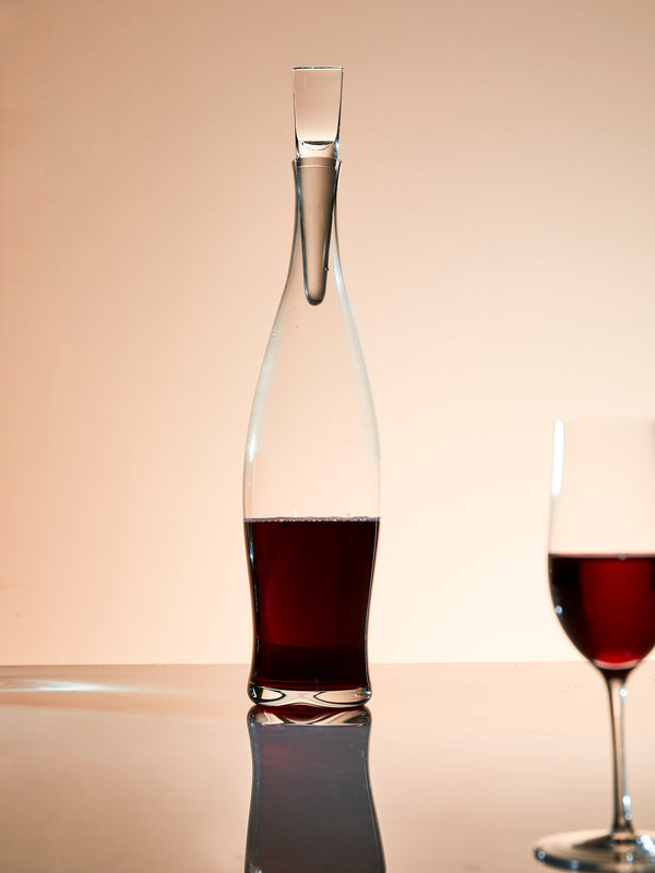 Lobmeyr - Ballerina Hand-Blown Crystal Wine Decanter with Stopper - Clear - ABASK