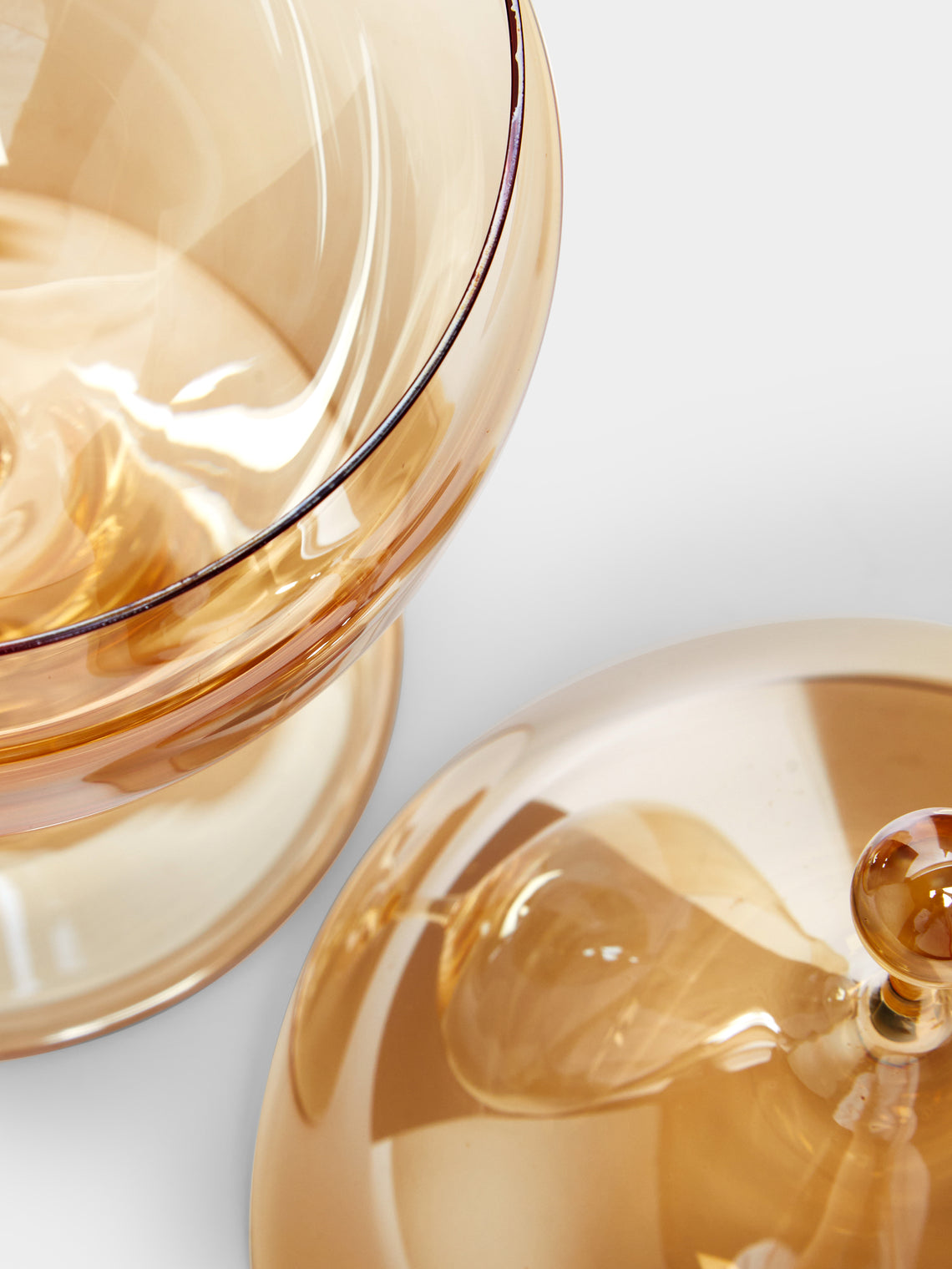 Lobmeyr - Hand-Blown Crystal Candy Dish II - Gold - ABASK