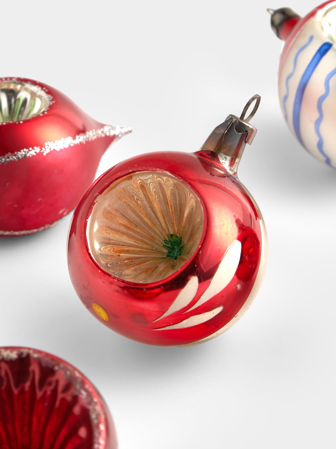 Antique and Vintage - Early 20th-Century Glass Baubles (Set of 6) -  - ABASK