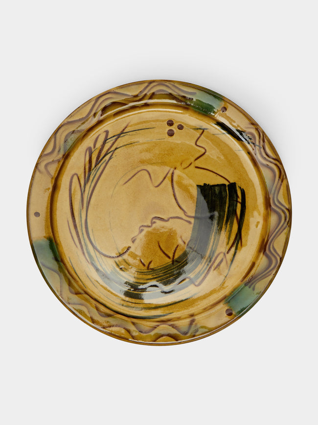 Mike Parry - Slipware Fish Dinner Plates (Set of 4) -  - ABASK - 