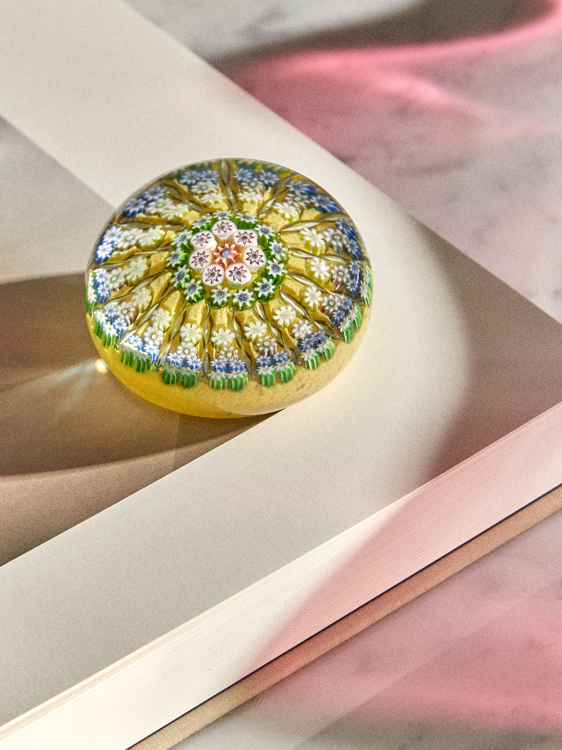 Antique and Vintage - 1930s Murano Glass Paperweight - Blue - ABASK