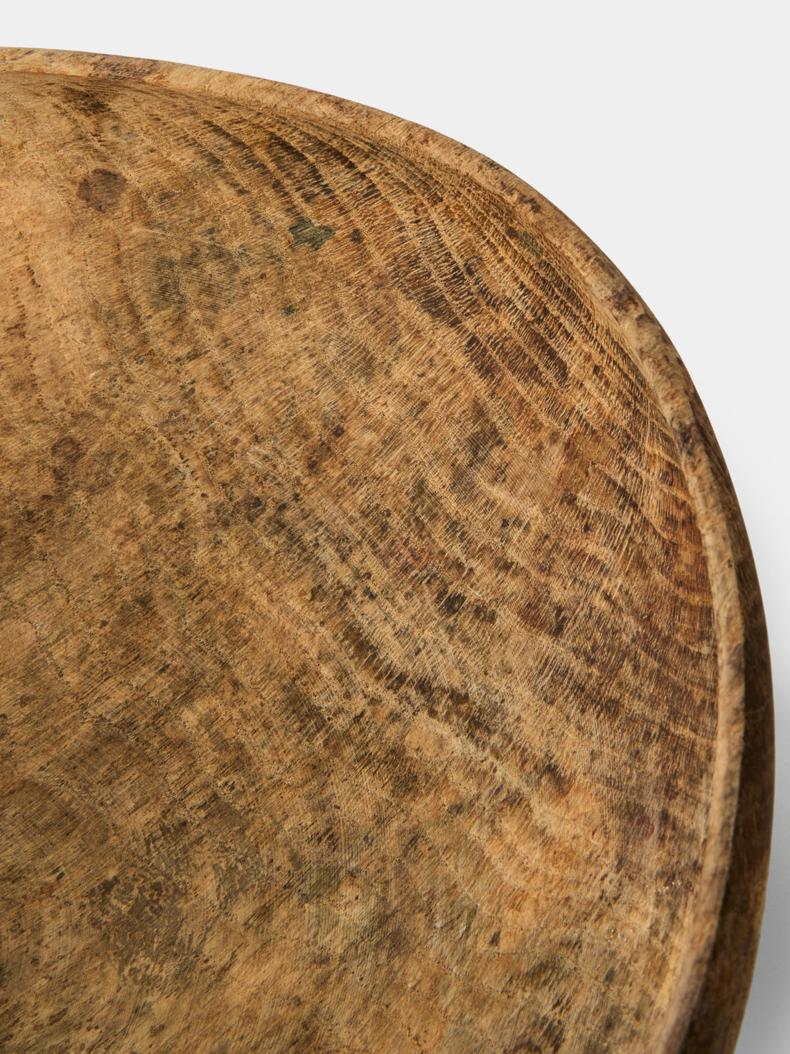 Iida Woodturning - Hand-Turned Earth-Finish Oak Bowl - Brown - ABASK