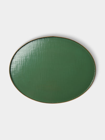 Huh Myoung Wook - Ottchil Ash Tray (16.5in/42cm) - Green - ABASK - 