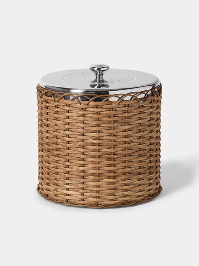 Pigment France - Menton Rattan Ice Bucket - Brown - ABASK - 