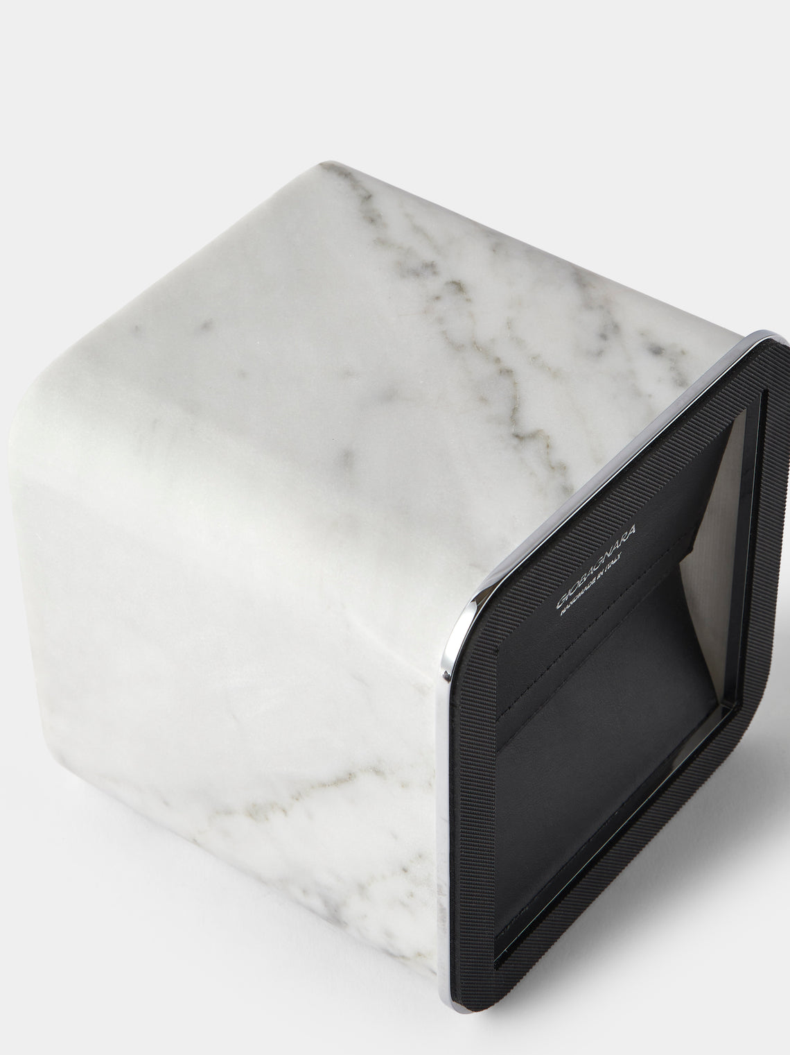 Giobagnara - Polo Marble Tissue Box - White - ABASK
