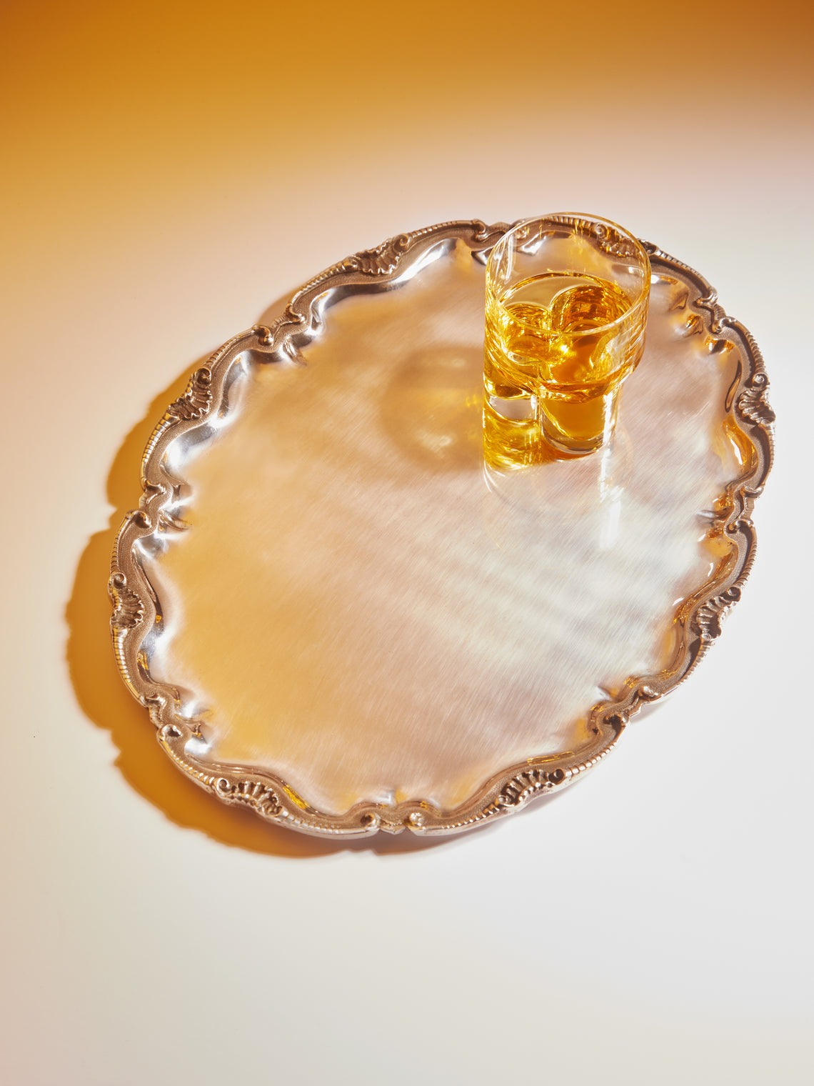 Antique and Vintage - 1980s Solid Silver Tray -  - ABASK