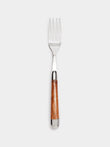 Forge de Laguiole - Thuya Wood Table Forks (Set of 6) - Silver - ABASK - 