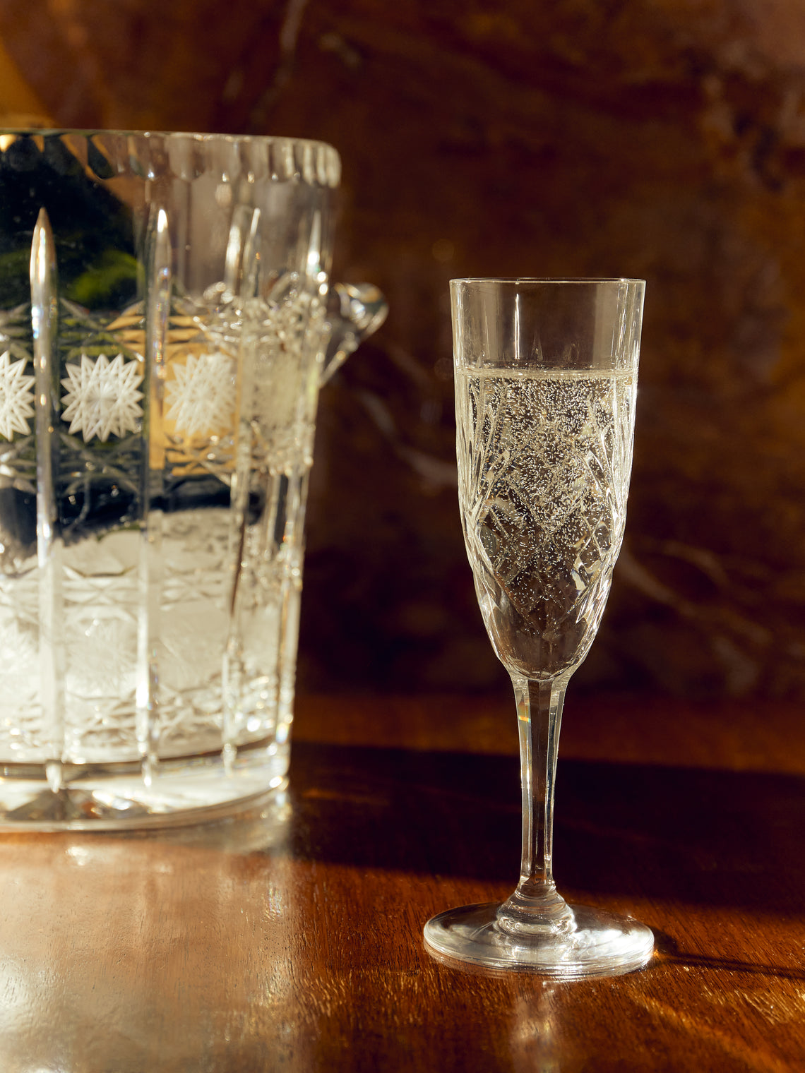 Antique and Vintage - 1950s Saint Louis Champagne Flutes (Set of 4) -  - ABASK