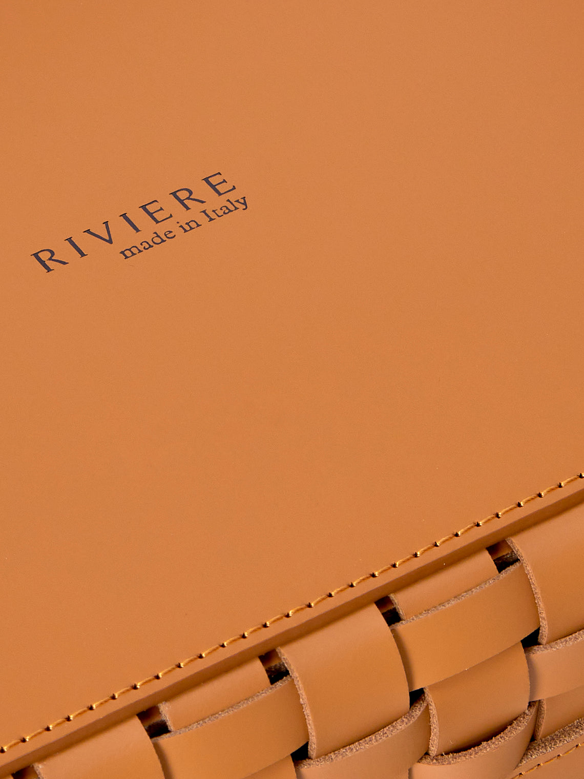 Riviere - Barcelona Water-Resistant Leather Low Basket - Tan - ABASK