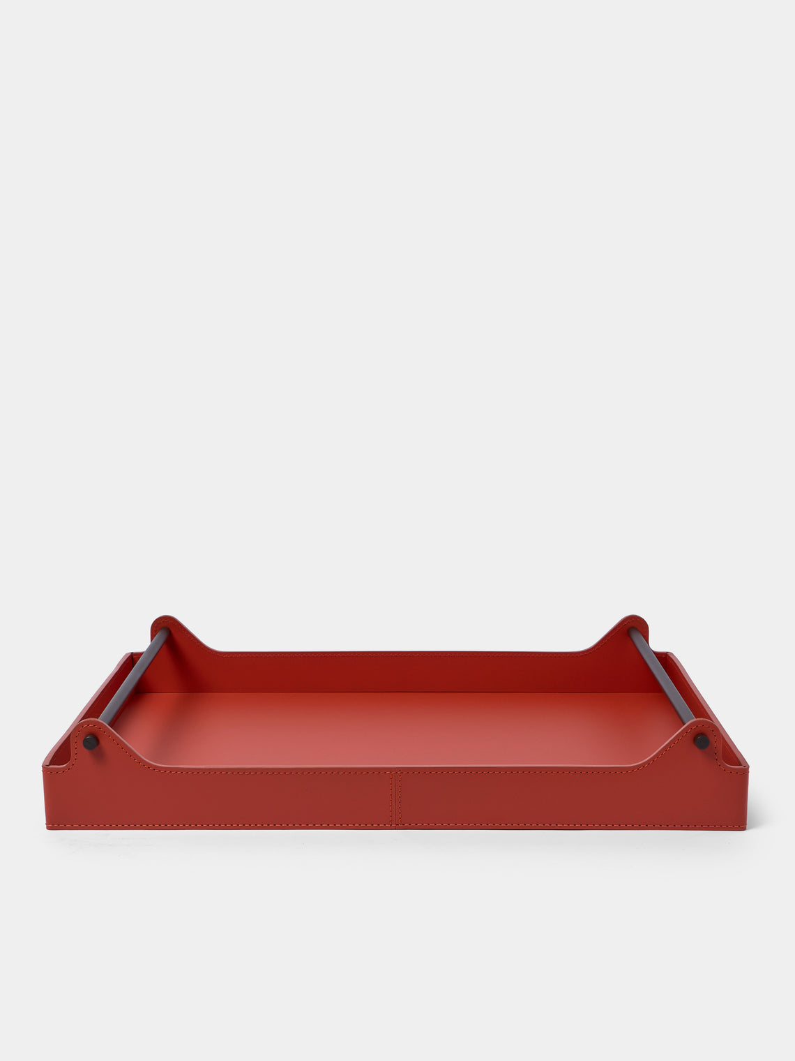 RUDI - Circuit Leather Tray (20in/50.5cm) - Red - ABASK