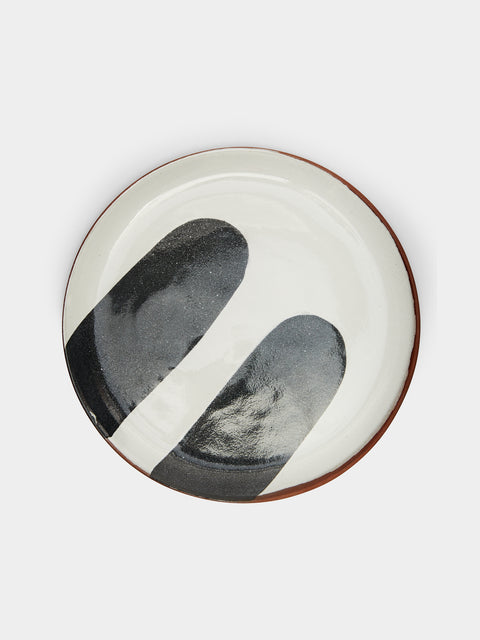 Silvia K Ceramics - Hand-Glazed Terracotta Dinner Plates (Set of 4) -  - ABASK - 