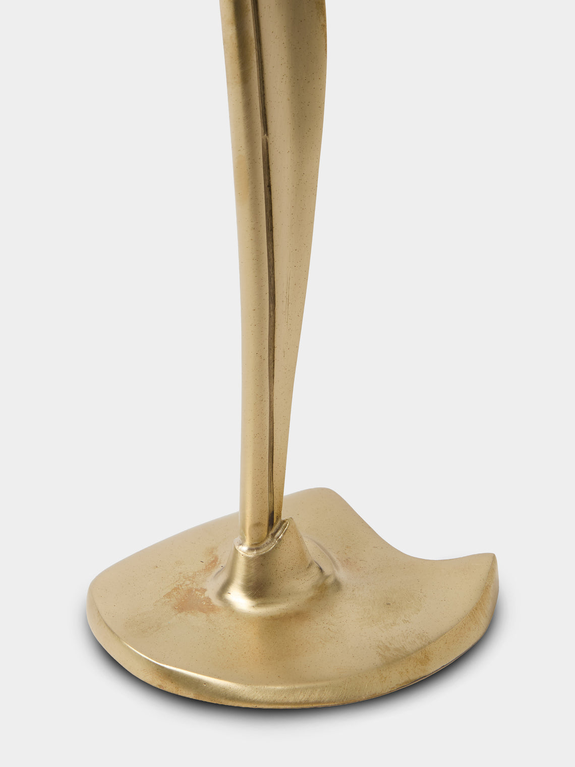 Shaha Raphael - Low Tide Fishbone Hand-Cast Brass Large Candelabra - Gold - ABASK