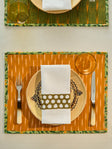 The Table Love - The Breakfast Handwoven Cotton Reversible Placemats (Set of 4) -  - ABASK