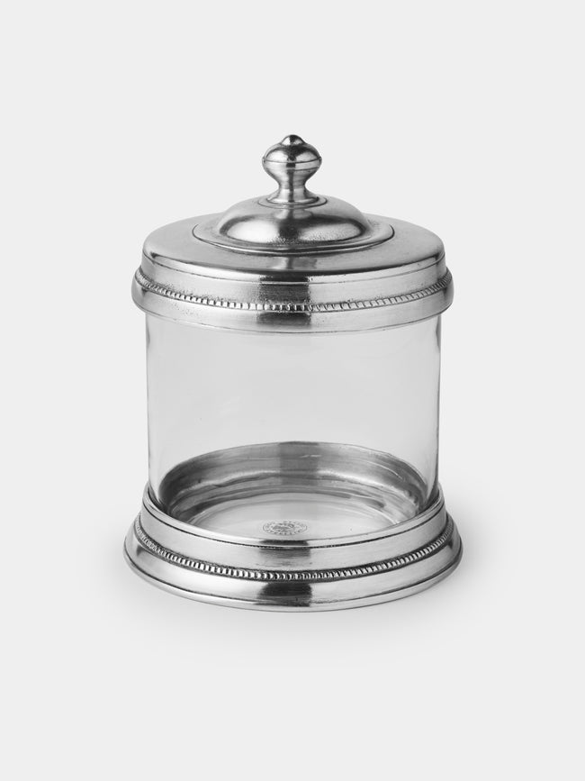 Cosi Tabellini - Toscana Pewter Storage Jar (25.5oz/0.75L) - Silver - ABASK - 