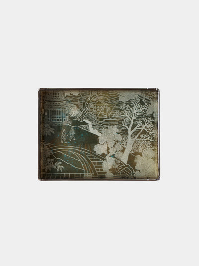 Droulers - Tiny Tale Plexiglass Tray (8in/20.5cm) - Gold - ABASK - 