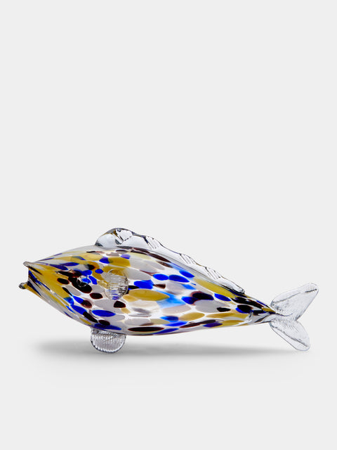 Antique and Vintage - Mid-Century Glass Fish Sculpture - Multiple - ABASK - 