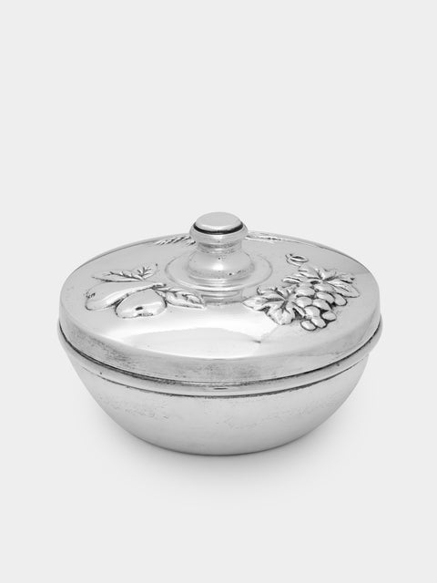 Antique and Vintage - Solid Silver Floral Box -  - ABASK - 