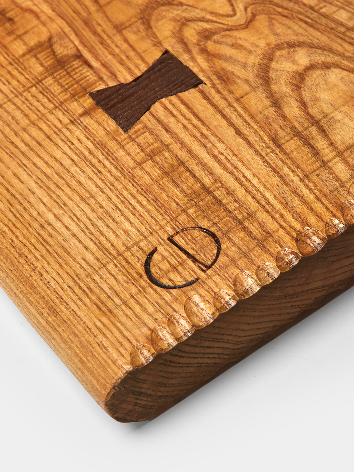 Eliot Daguet - Hand-Carved Ash Serving Board - Natural - ABASK