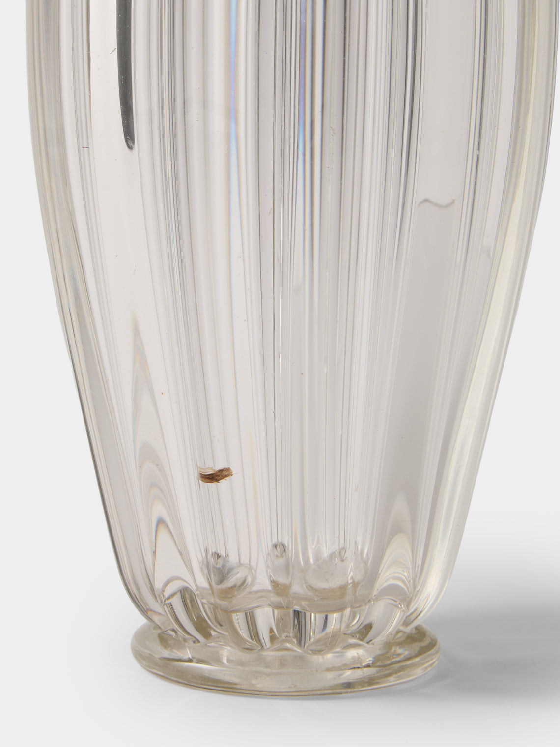Antique and Vintage - 1960s Seguso Glass Vase (12in/31cm) - Clear - ABASK