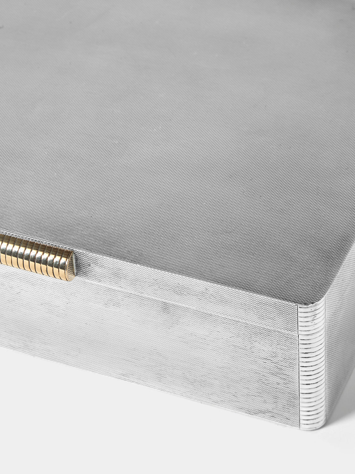 Antique and Vintage - Mid-Century Sterling Silver Cigar Box - Silver - ABASK