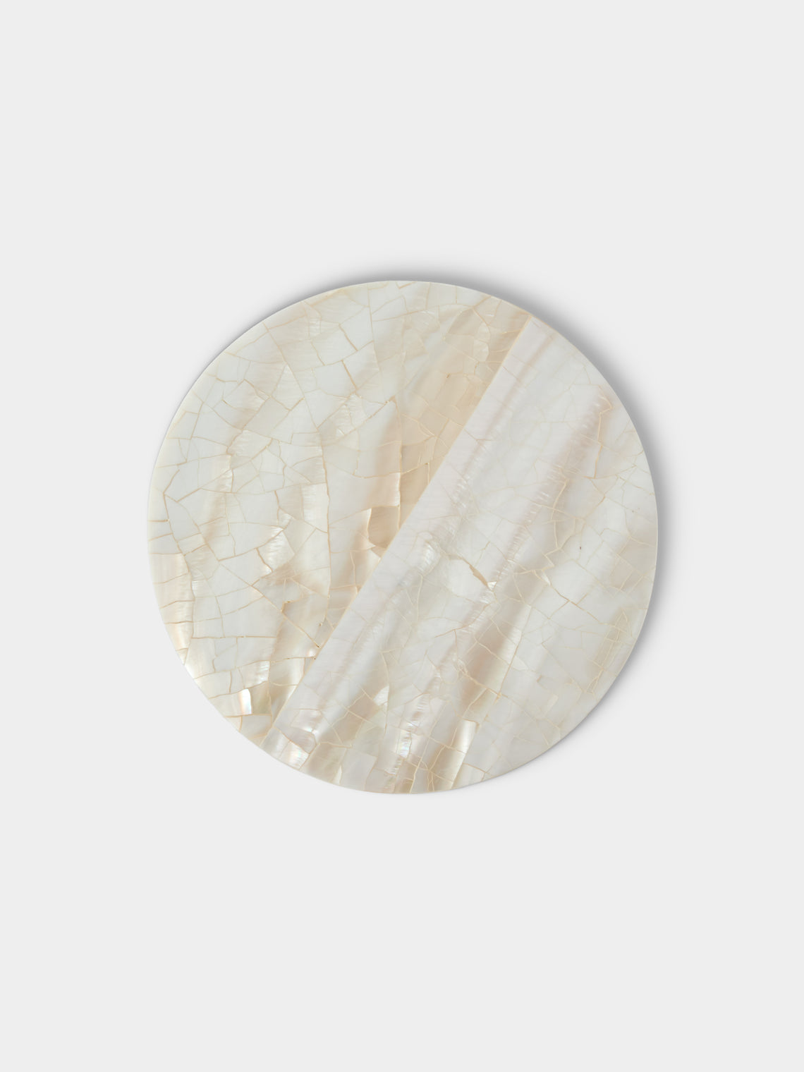 Objet Luxe - Mother-of-Pearl Coasters (Set of 6) - Ivory - ABASK