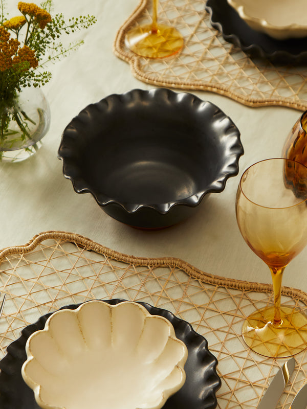 Perla Valtierra - Hand-Glazed Ceramic Small Serving Bowl -  - ABASK