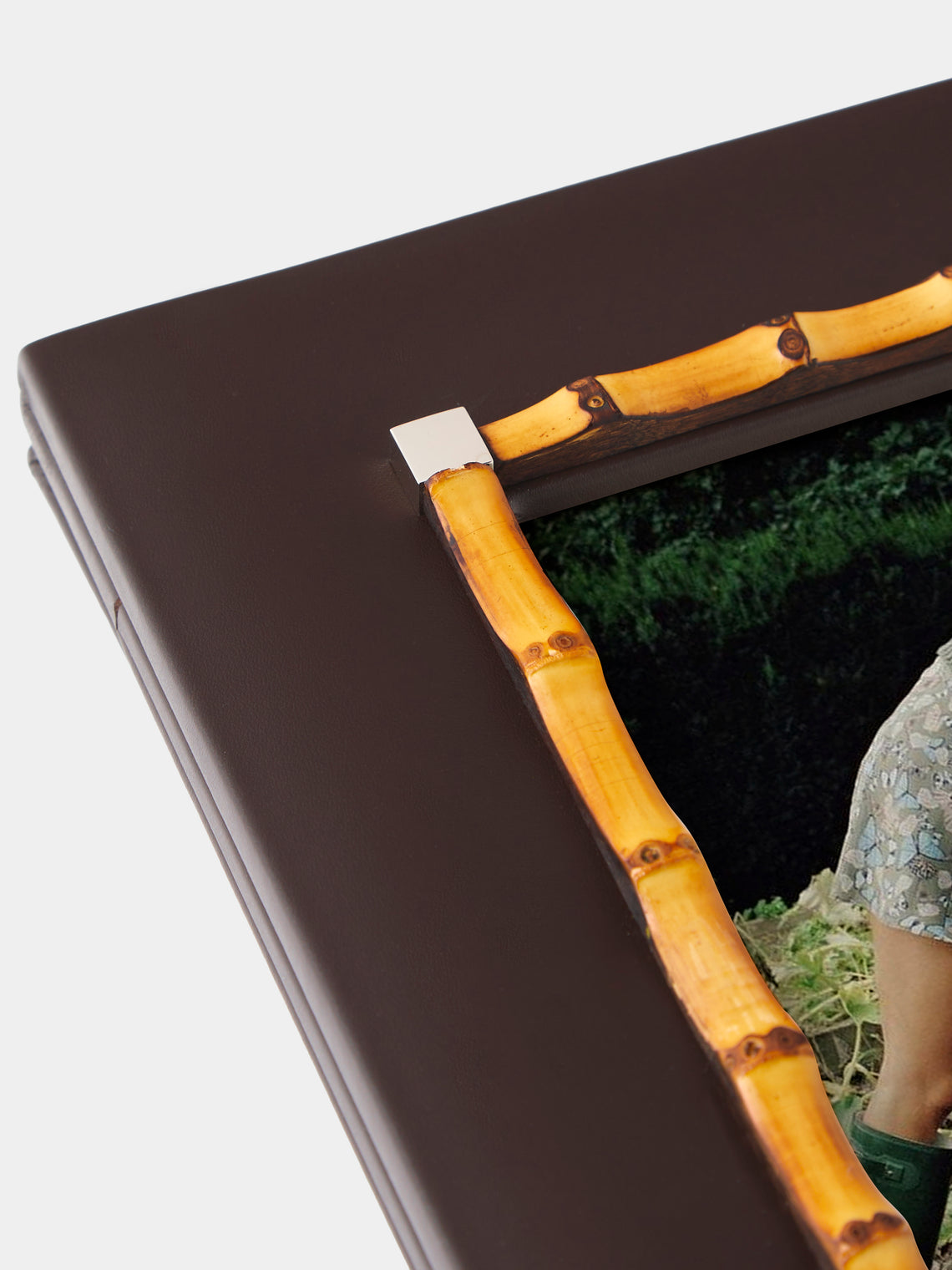 Riviere - Bice Bamboo and Leather Photo Frame (5x7") - Brown - ABASK