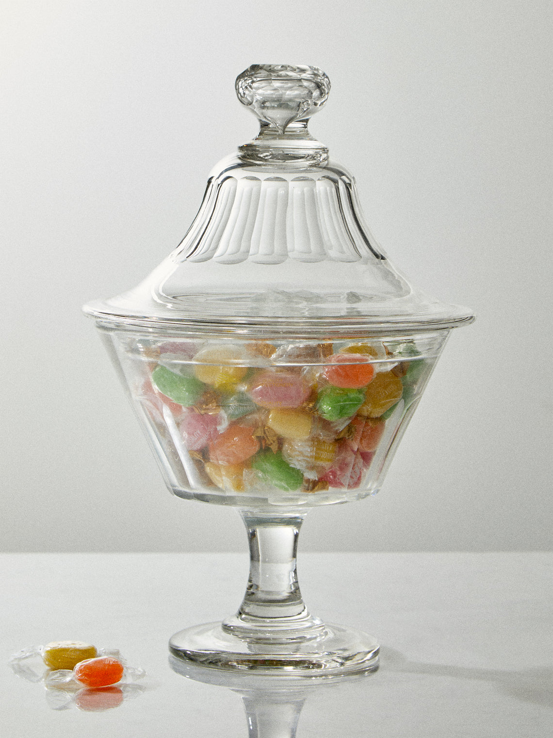 Antique and Vintage - 1800s Glass Candy Dish - Clear - ABASK