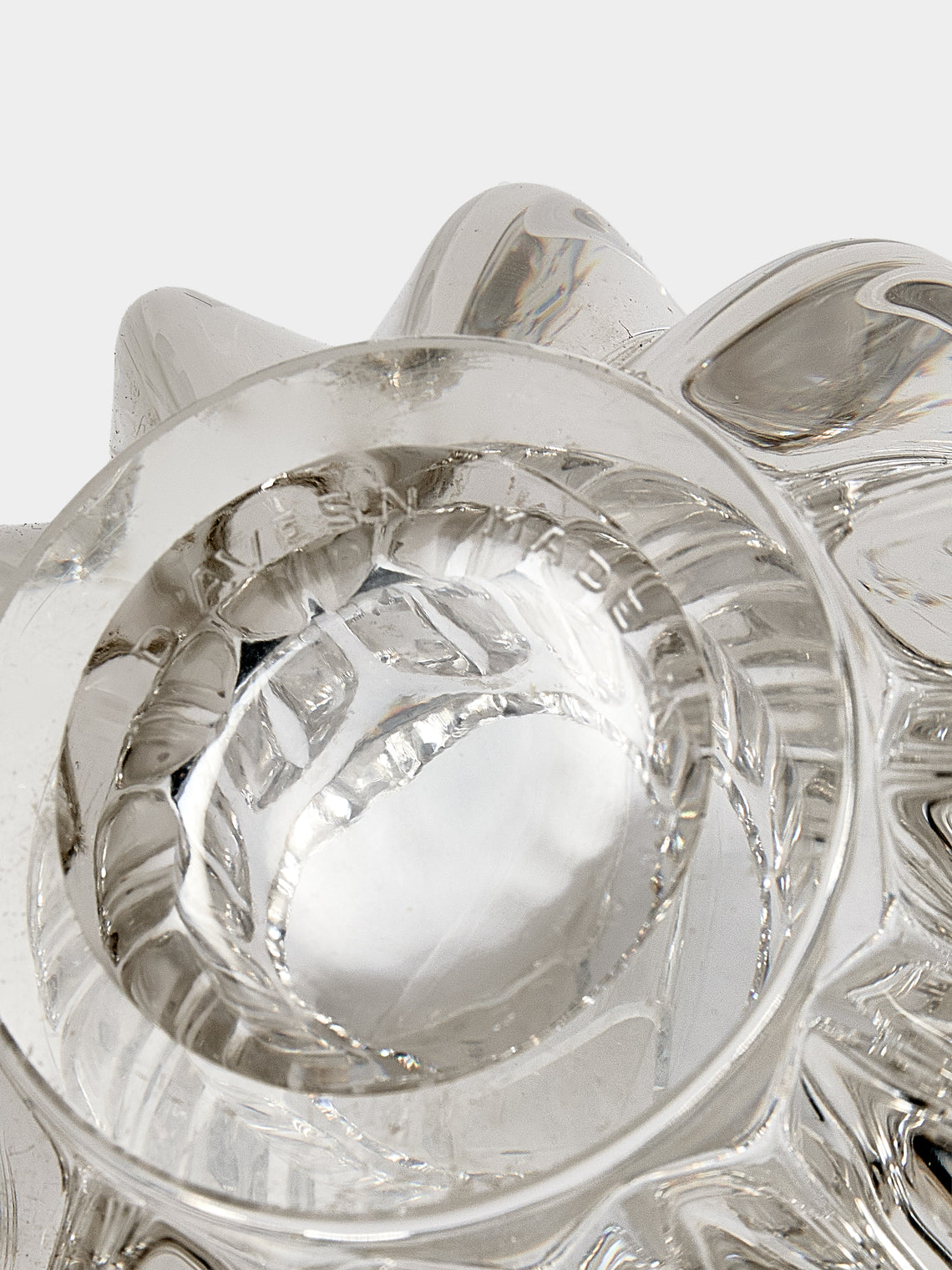 Antique and Vintage - 1950s Pierre d'Avesn Crystal Vide Poche - Clear - ABASK