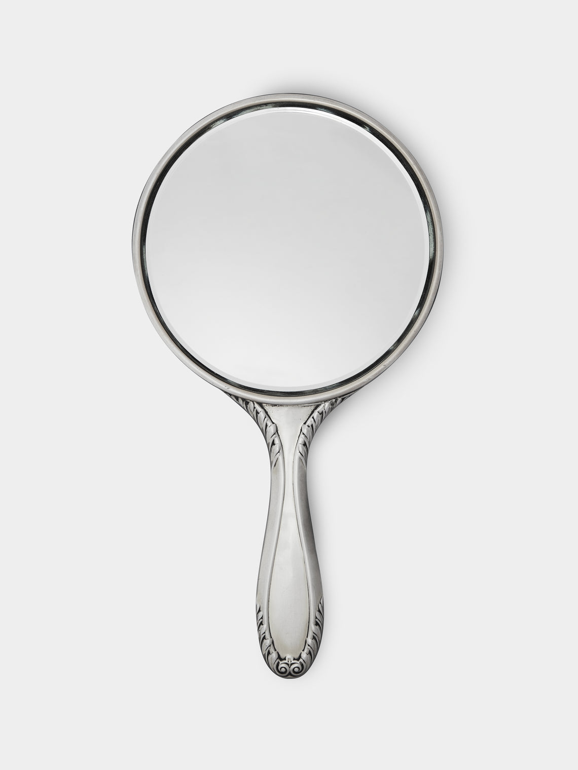Antique and Vintage - 1920 Enamel Hand Mirror -  - ABASK