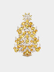 ABASK Decorations - Festive Czech Crystal Tree - Yellow - ABASK - 