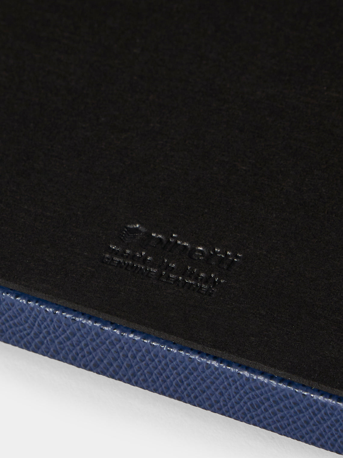 Pinetti - Giove Leather Tray (21in/53cm) - Navy - ABASK