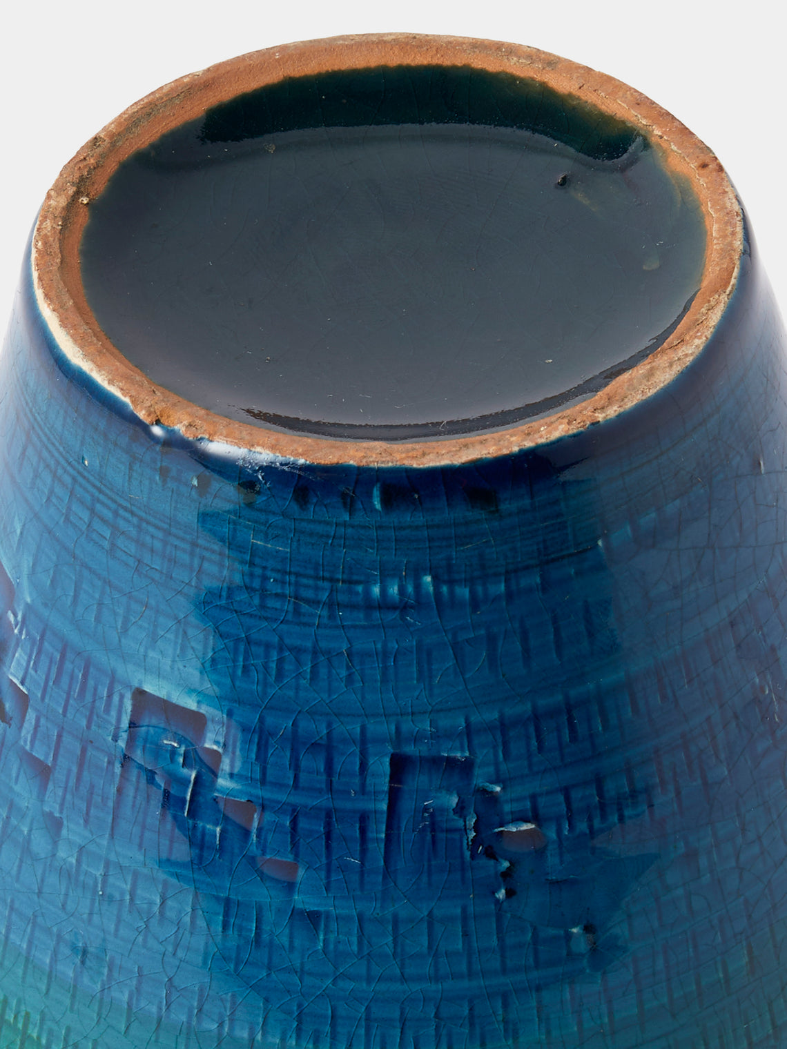 Antique and Vintage - Antique and Vintage Mid-Century Bitossi Vase - Blue - ABASK