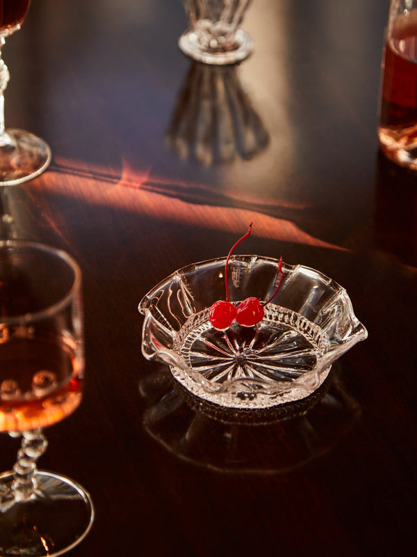 Alexander Kirkeby - Hand-Blown Crystal Dessert Bowls (Set of 2) - Clear - ABASK