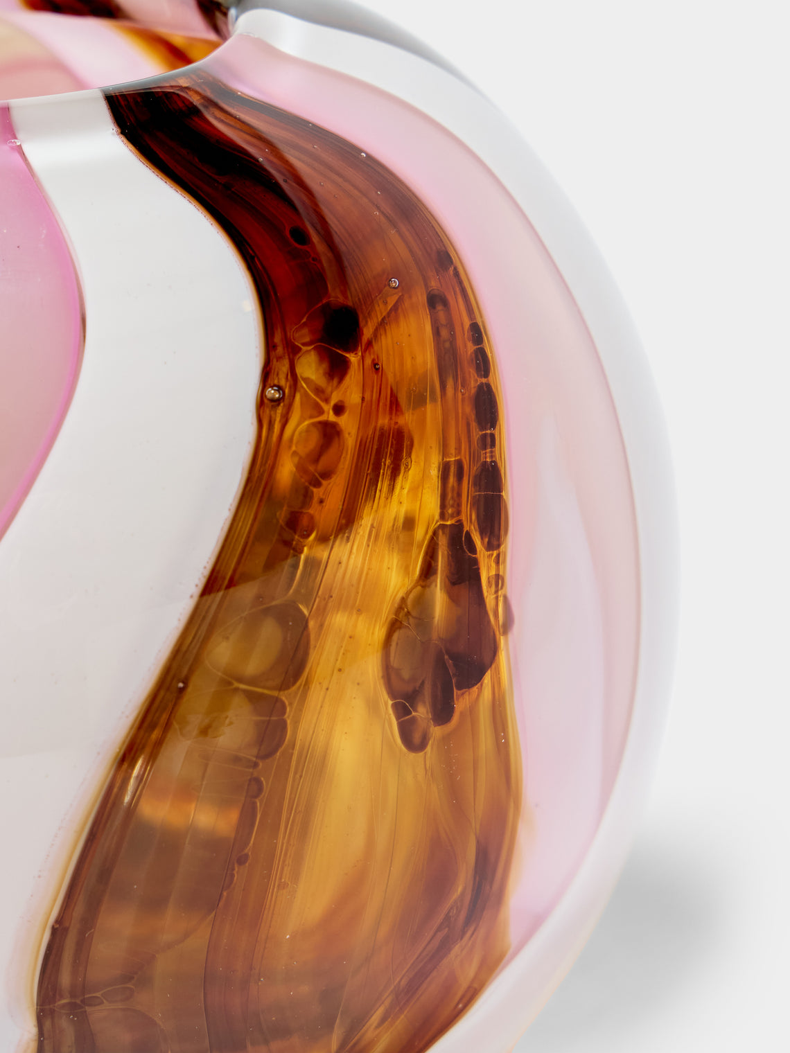 Moonarij - Babymoon Hand-Blown Glass Vase (4.5in/12cm) - Pink - ABASK