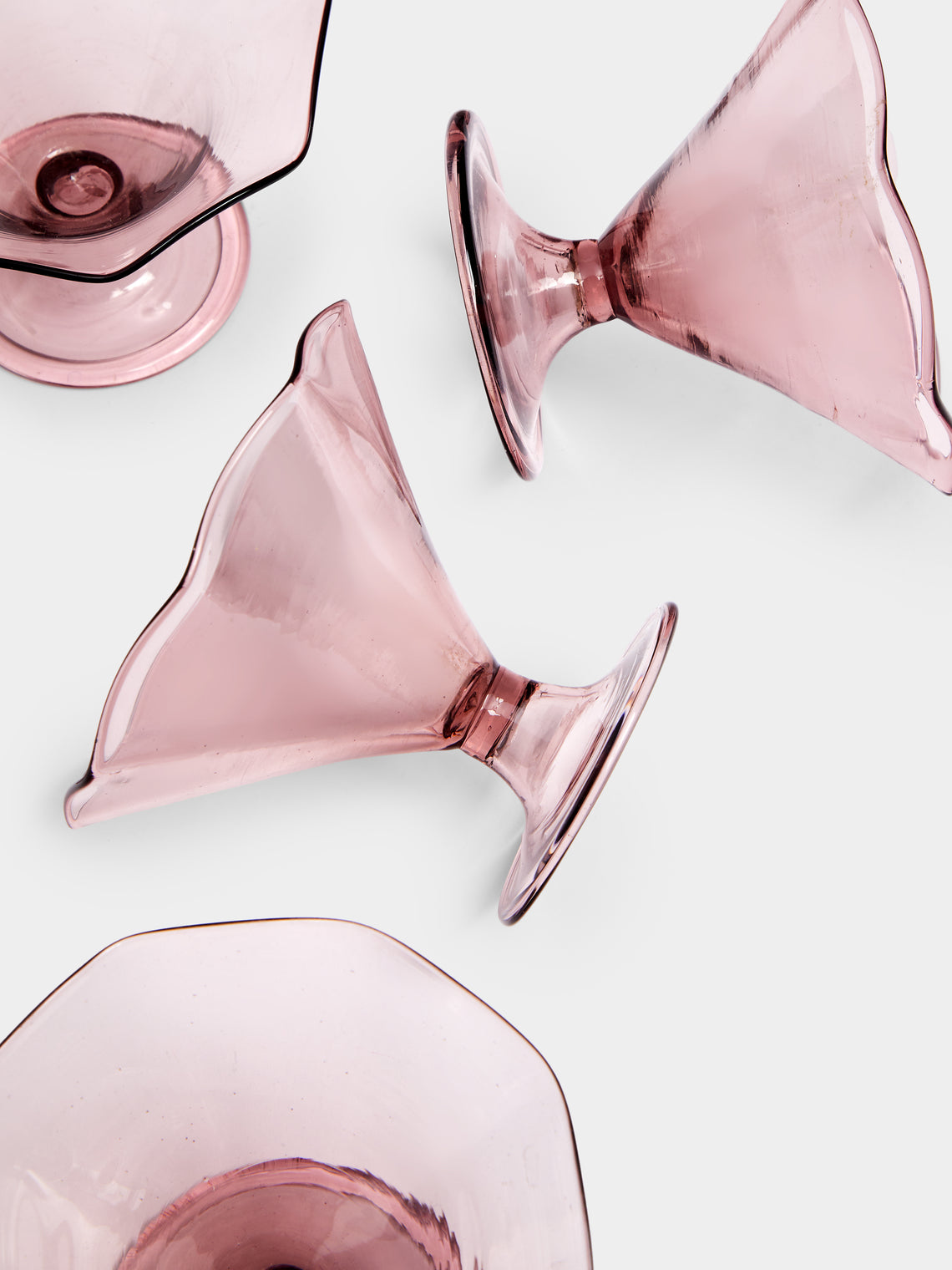 Antique and Vintage - 1920 Murano Glass Ice Cream Bowls (Set of 10) -  - ABASK